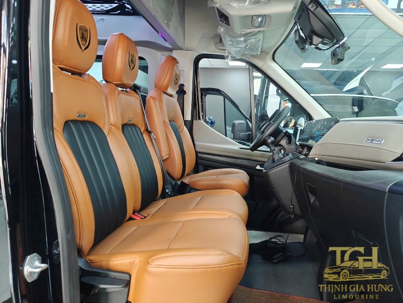 Nội thất xe limousine 12 chỗ_Thịnh Gia Hưng