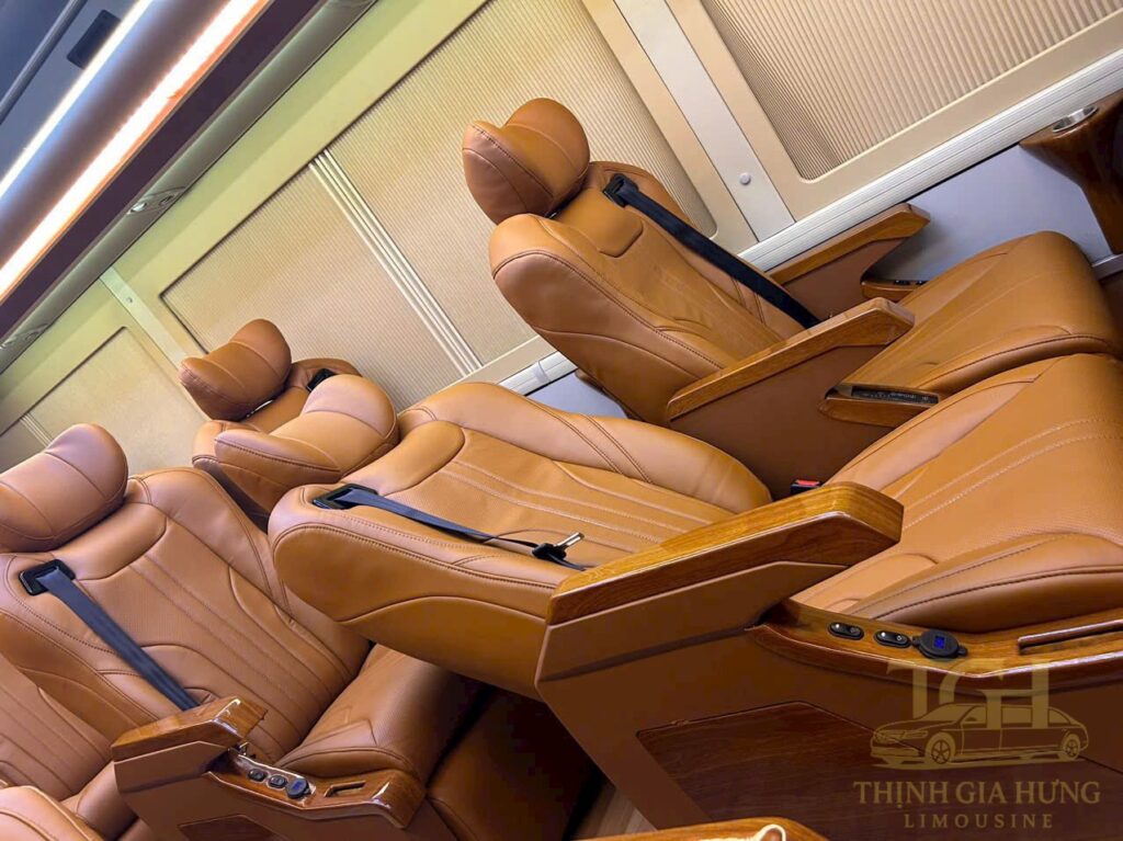 Nội thất xe limousine 20 chỗ_Thịnh Gia Hưng