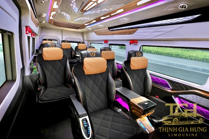 Thuê xe limousine 12 chỗ Maybach Tphcm_Thịnh Gia Hưng