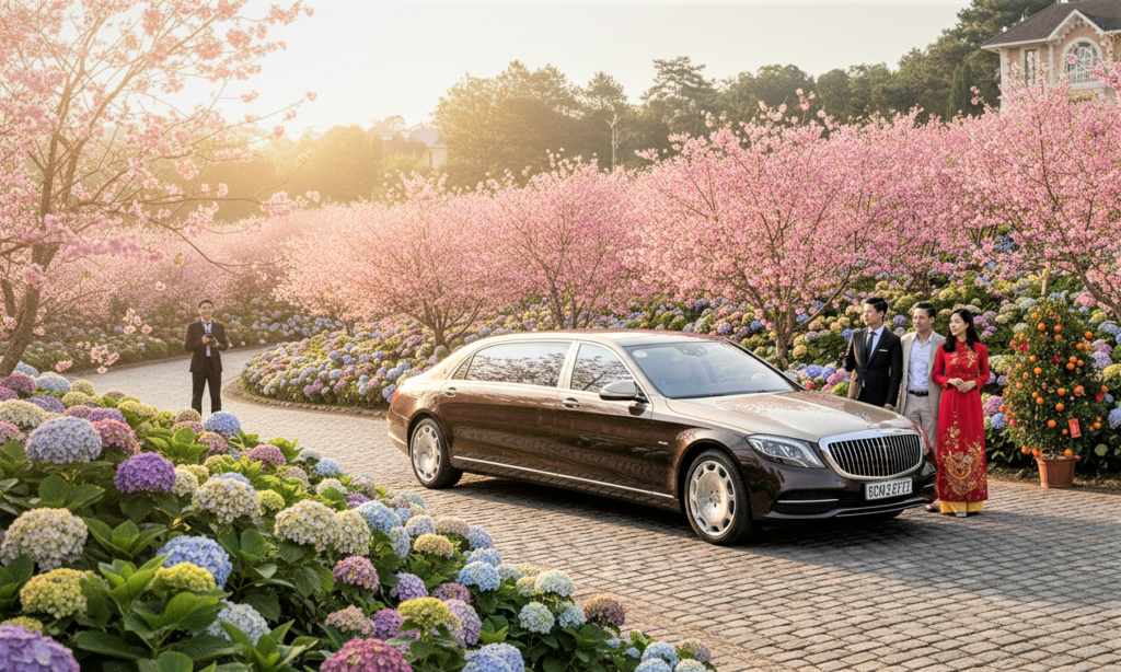 Thuê xe limousine đi Đà Lạt tết 2026