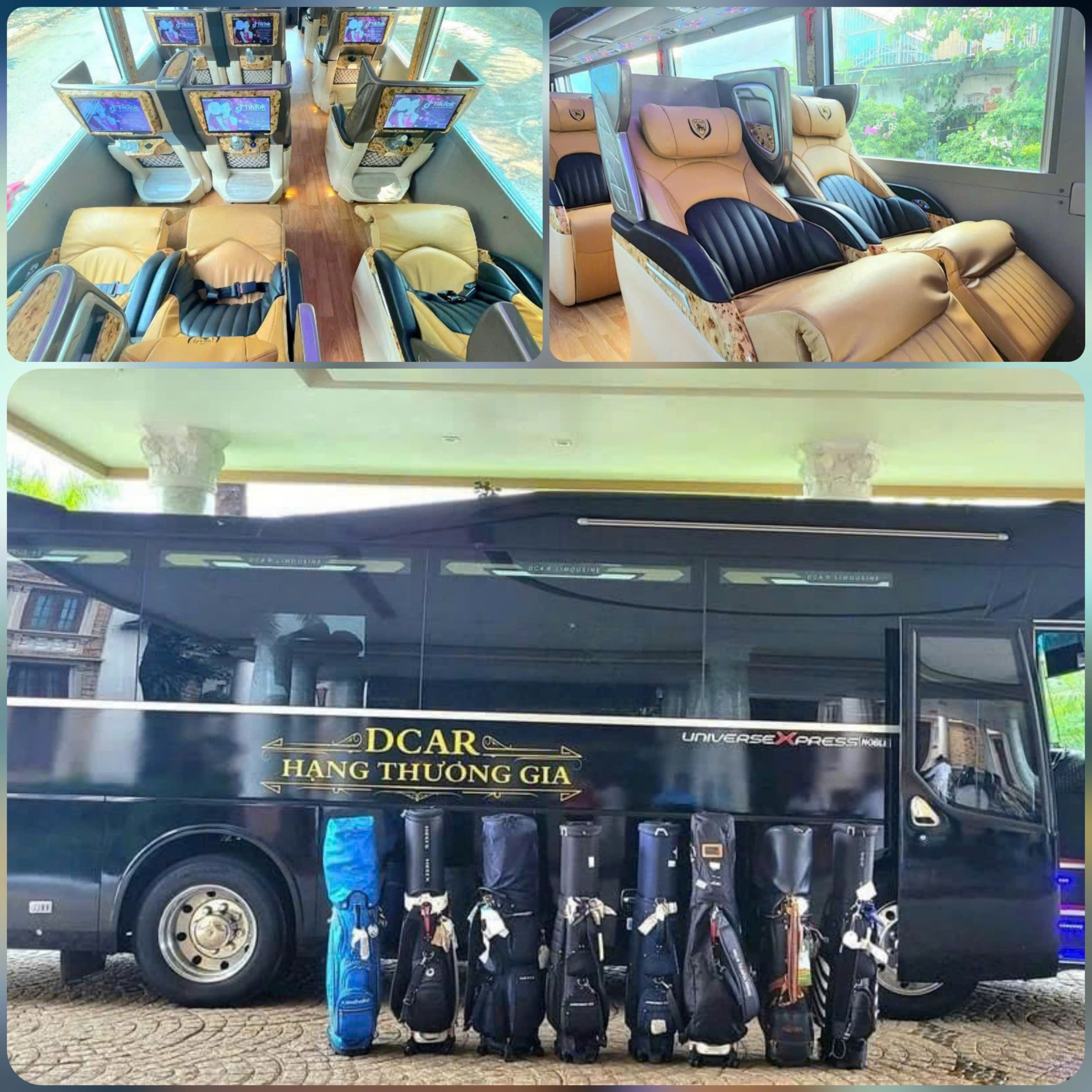 Thuê xe Limousine đi đánh golf