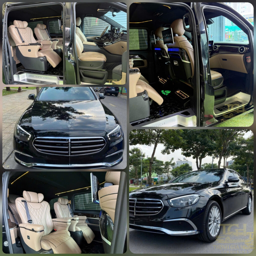 Thuê xe VIP Mercedes nội thất sang trọng đón đối tác tại sân bay Tân Sơn Nhất Thuê xe VIP Mercedes đón đối tác tại sân bay