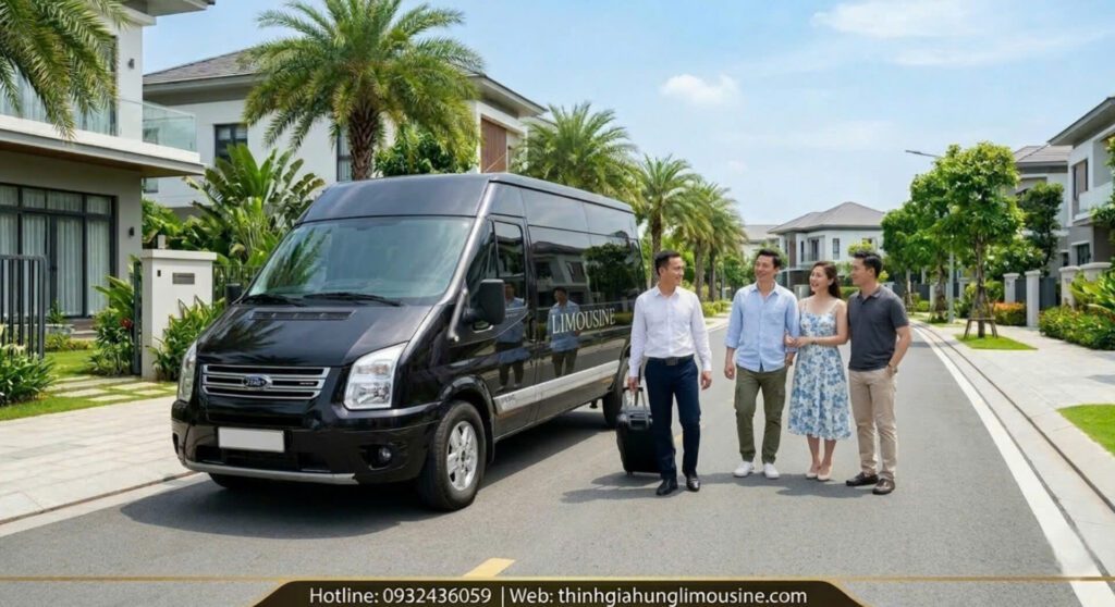 Thuê xe limousine 9 chỗ đi du lịch