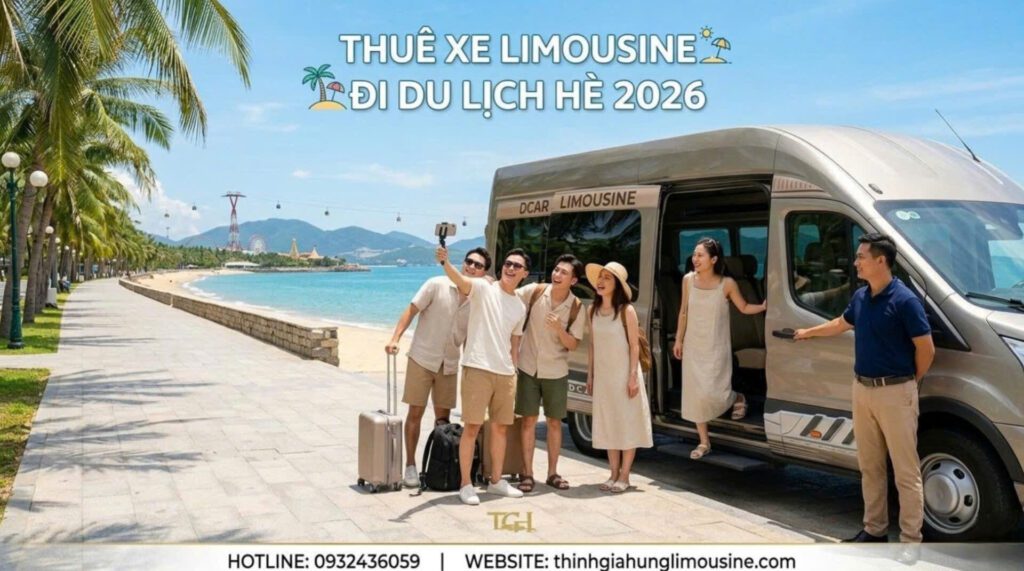 Thuê xe limousine đi du lịch hè 2026