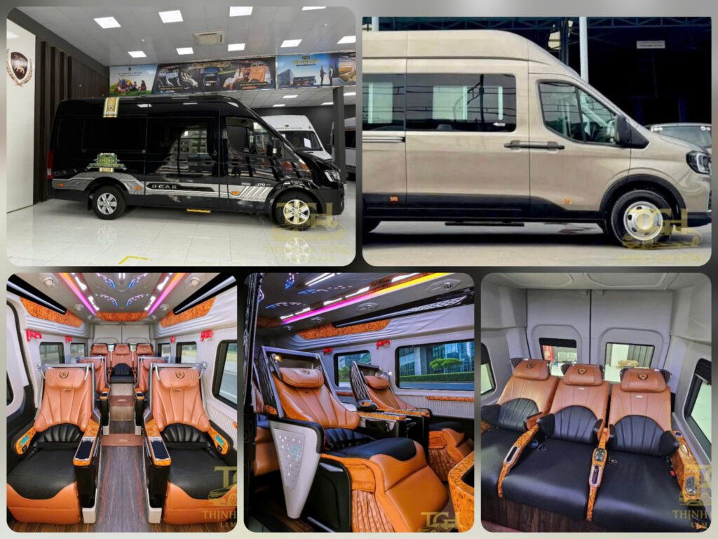 Xe ford transit limousine 9 chỗ đời mới