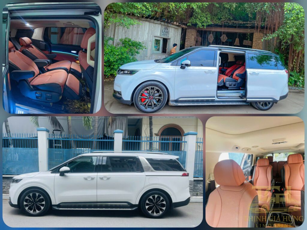 Các mẫu xe Kia Sedona tại nhà xe Thịnh Gia Hưng
