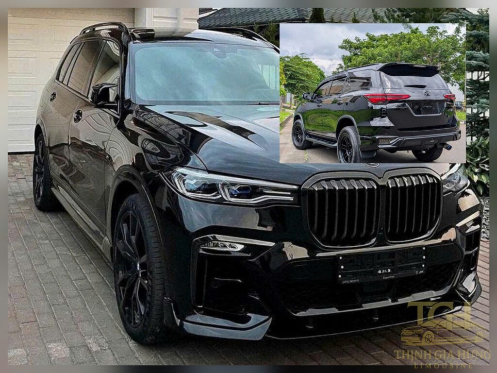 Thuê xe 7 chỗ Fortuner đời mới