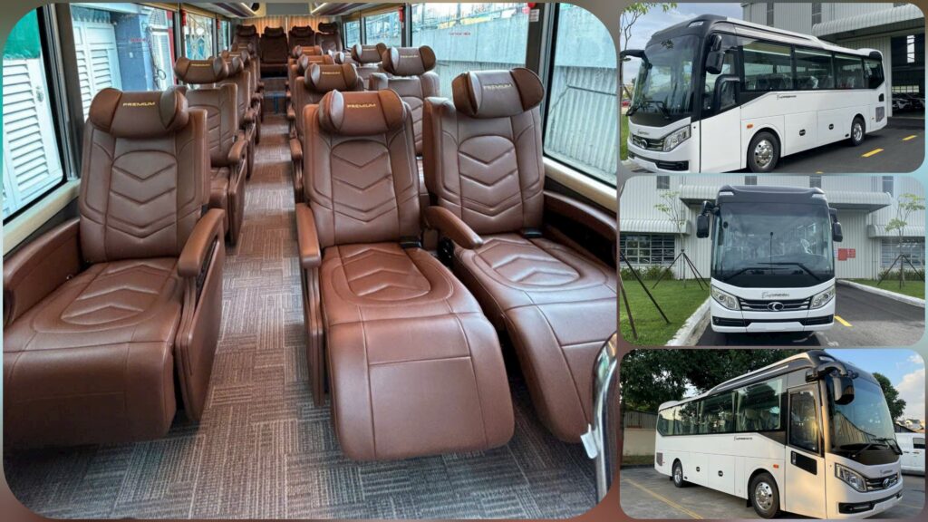 Nội thất ghế limousine 19 chỗ