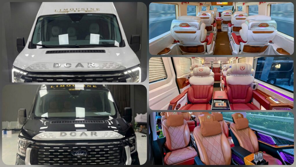 Xe limousine 12 chỗ đời mới 2026