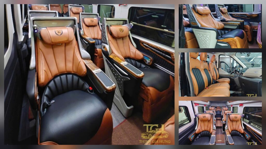 Xe limousine 12 chỗ đời mới thương hiệu Dcar