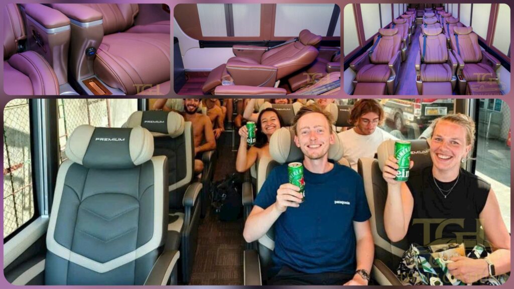 Xe limousine 19 chỗ có massage