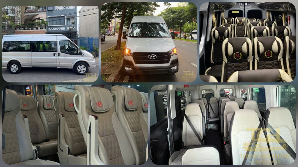nội thất ghế xe 16 chỗ fordtransit
