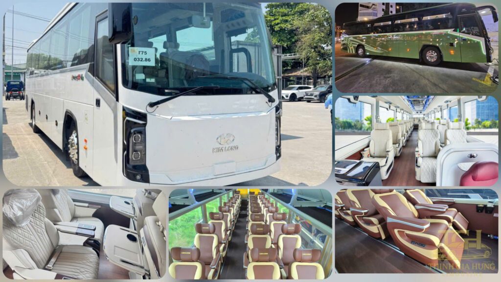 thuê xe limousine 29 chỗ đời mới có massage tại tphcm