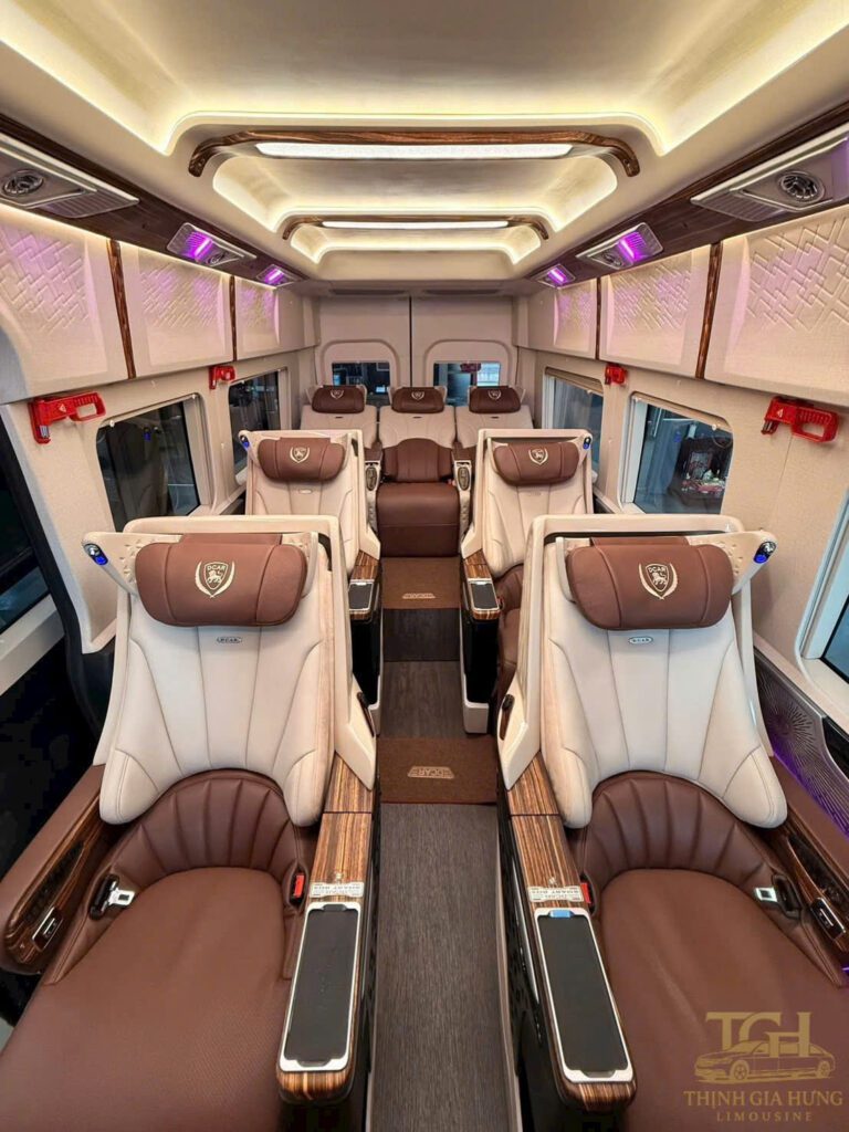 thuê xe limousine 9 chỗ đi Cần Thơ